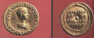 Gold Coin of Nero, 51-54 CE