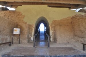 Restored Canaanite city gate of Ashkelon