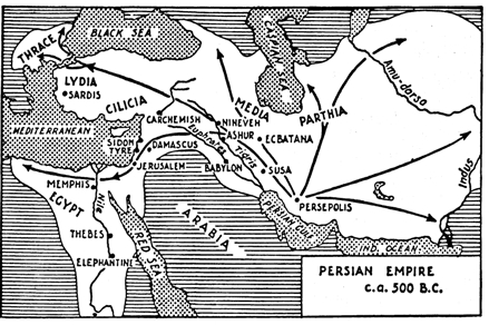 Persian Empire, c. 500 BCE