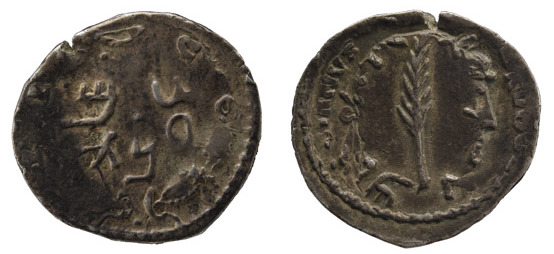 Silver Shekel from the Second Jewish Revolt, 133-135 CE