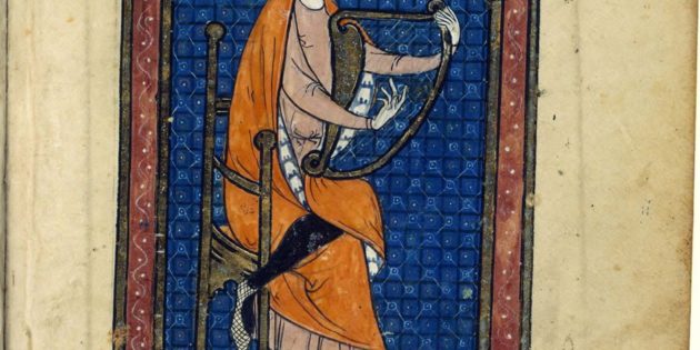 David Playing the Harp, c. 1278-1298