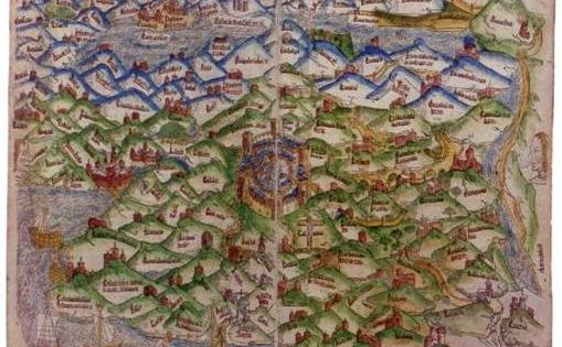 First Map of the Holy Land, 1475