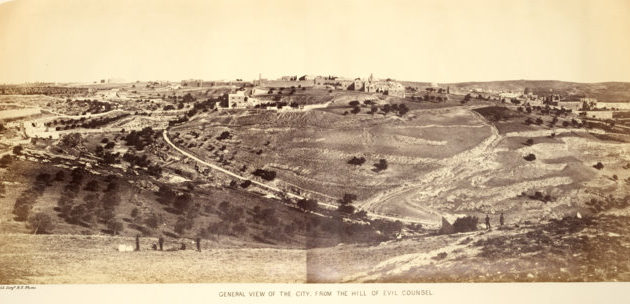 General View of the City from the Hill of Evil Counsel