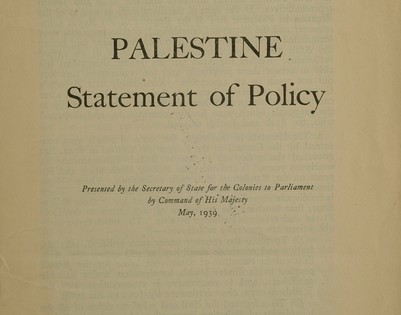 The White Paper of 1939