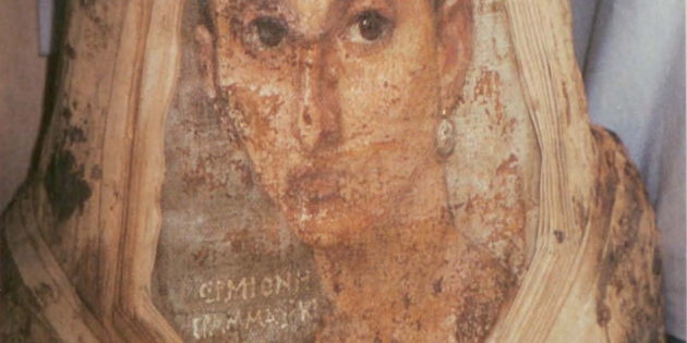 Mummy Portrait of Hermione Grammatike, 40-50 CE