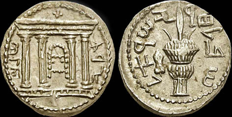 Bar Kokhba Coins from Masada, 132-135 CE