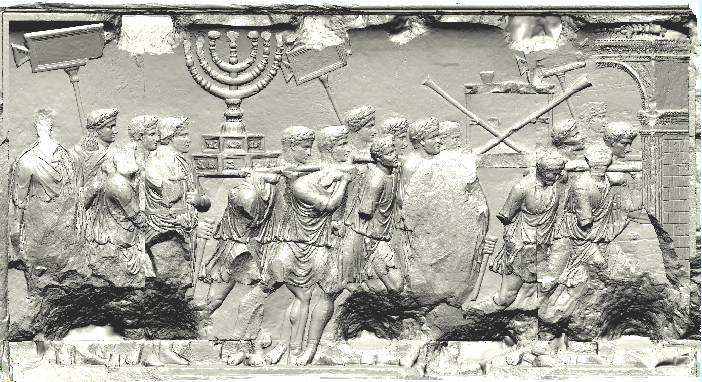 16. Scan of the Arch of Titus Spolia Panel