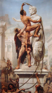 The Sack of Rome by the Visigoths on 24 August 410 by J-N Sylvestre (1890)
