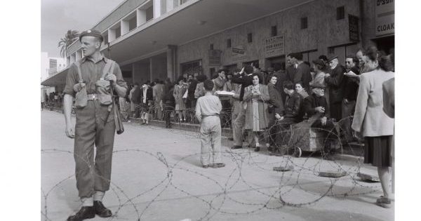 August 1945 British Restrict Jewish Immigration to Palestine