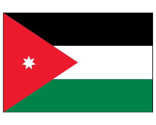 the flag of jordan