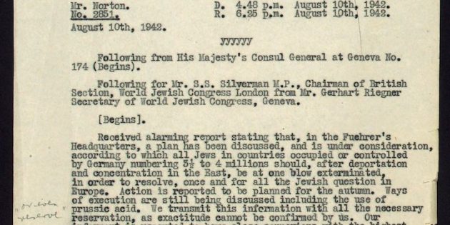 December 15, 1942 The Palestine Deception of Great Britain