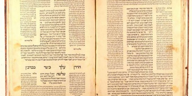 Talmud, Berakhot, Soncino, 1483, Printed by Joshua Solomon Soncino, Heb-102, Fols. 70v-71r.