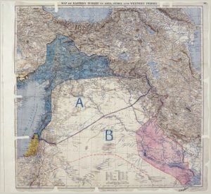 Sykes-Picot Agreement Map