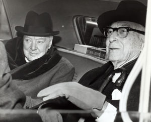 Bernard Baruch and Winston Churchill