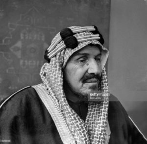 King Ibn Saud of Saudi Arabia