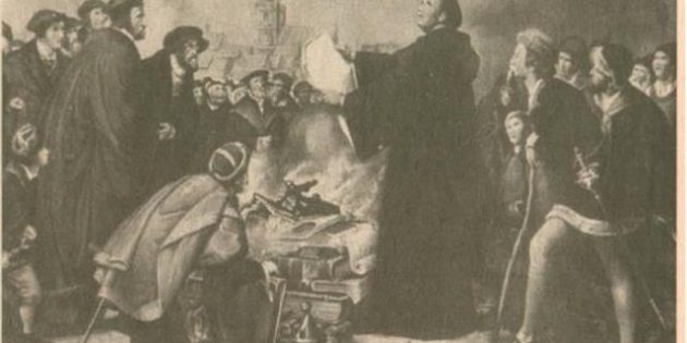 Martin Luther Burns the Papal Bull, Dec. 10, 1520
