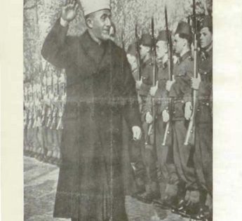 The Mufti Reviewing Bosnian Troops, Jan. 12, 1944.