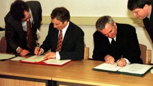 Peace Agreement between Blair and Ahern