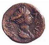 Empress Sabrina Aelia Capitolina Coin, c. 133-134 CE