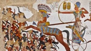 Ramaesses II in His War Chariot