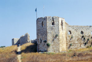 southwest tower of Aphek’s Turkish fort