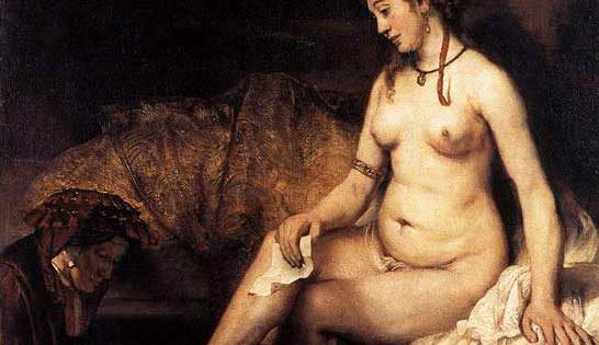 Bathsheba with the Letter from King David, Rembrandt (1606-1669).