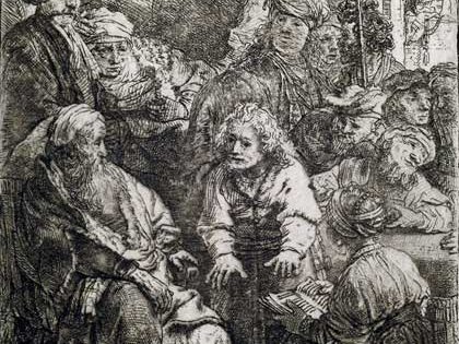 Joseph Recounting His Dreams, Rembrandt (1606-1669).