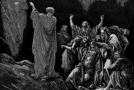 Saul and the Witch of Endor, Gustave Doré (1832-1883), 1866.