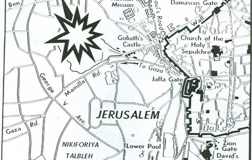 Where Explosion Ripped Jewish District, Associated Press, Feb. 24, 1948.