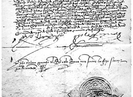 Edict of the Expulsion of the Jews from Spain, 1492