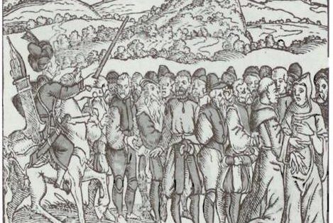 Pilgrims Arrested, 1556