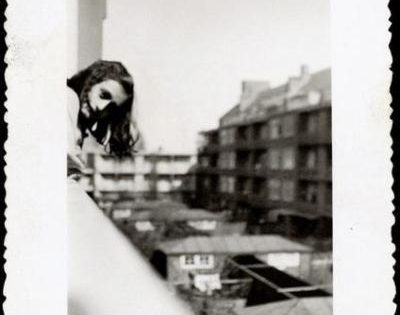 Anne Frank on the Balcony of Her Apartment in Amsterdam, May 1941