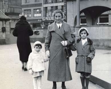 Edith Frank and Her Daughters, Margot and Anne, Frankfurt am Main, March 10, 1933