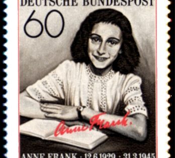 German Stamp of Anne Frank, 1979