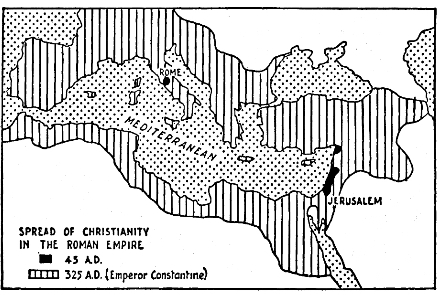 The Spread of Christianity in the Roman Empire, 325 CE