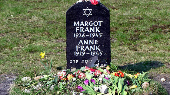 Symbolic Grave of Anne Frank at Bergen-Belsen