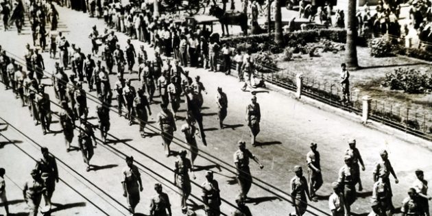 Arabs on the March, Oct. 11, 1947.