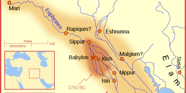 Babylonia at the Time of Hammurabi, 1792-1750 BCE