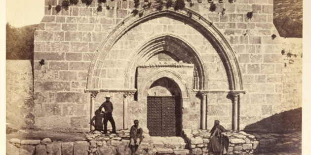 Entrance to the Church of the Virgin in the Valley of the Kedron