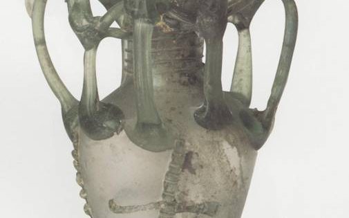 Glass Vessel Decorated with Crosses, 5th-6th century CE