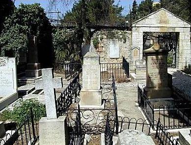 The Protestant Cemetery in Jerusalem, 1896