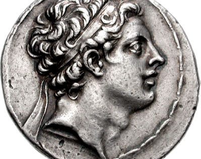 Coin of Antiochos IV Epiphanes
