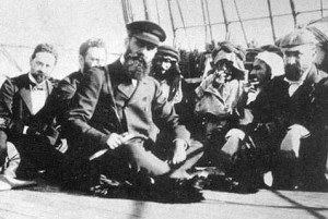 Herzl on a Boat