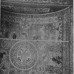 Ceiling of the synagogue of Chodorow, Ukraine.