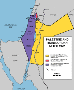 Transjordan and West Bank of Palestine