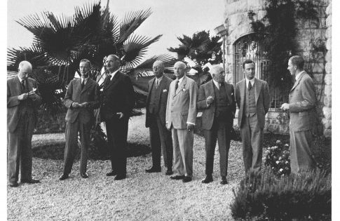 September 1937 Representatives of all Arab States Stand Behind Palestine as Arab Homeland