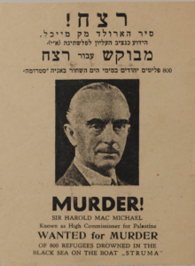 Murder! Sir Harold Mac Michael Wanted Poster