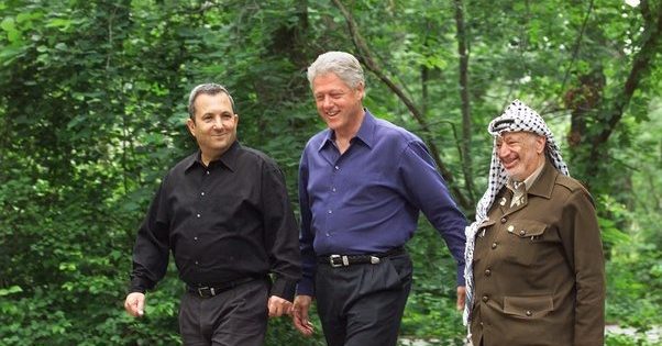 July 11, 2000 Camp David/ Yasser Arafat/ Ehud Barak