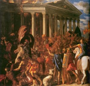 Nicolas Poussin - The Destruction and Sack of the Temple of Jerusalem