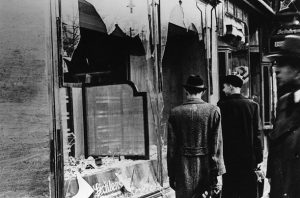 Broken Shop Window, Kristallnacht, Nov. 10, 1938